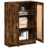 Armario libros madera de ingeniería roble humo 82,5x30,5x115