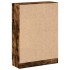 Armario libros madera de ingeniería roble humo 82,5x30,5x115