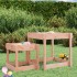 Mesas de arena 2 uds madera maciza