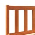 Estructura de cama sin colchón madera de pino marrón 90x200