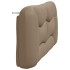 Cabecero de cama acolchado cuero sintético capuchino 160