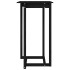 Mesa alta de bar madera maciza de pino negro 60x60x110