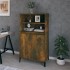Aparador alto madera contrachapada roble ahumado 60x36x110