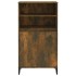 Aparador alto madera contrachapada roble ahumado 60x36x110