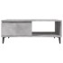 Mesa de centro madera contrachapada gris hormigón 90x60x35