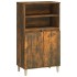 Aparador alto madera contrachapada roble ahumado 60x36x110