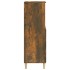 Aparador alto madera contrachapada roble ahumado 60x36x110