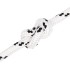 Cuerda para barco trenzada poliéster blanco 12 mmx100