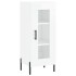 Aparador de madera contrachapada blanco brillante 34,5x34x90