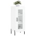Aparador de madera contrachapada blanco brillante 34,5x34x90