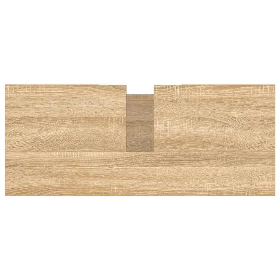 Mueble de baño madera de ingeniería roble Sonoma 80x33x60