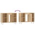 Mueble de baño madera de ingeniería roble Sonoma 80x33x60