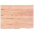 Estante pared madera roble tratada marrón claro 80x60x(2-6)
