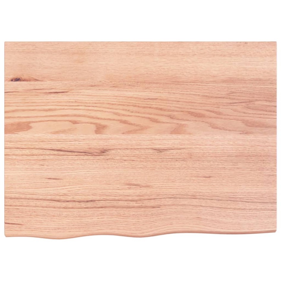Estante pared madera roble tratada marrón claro 80x60x(2-6)
