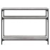 Mesa consola madera de ingeniería gris Sonoma 100x29x75