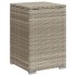Mesa cubierta para bombona de gas ratán gris claro 40x40x60