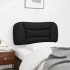 Cabecero de cama acolchado cuero sintético negro 90