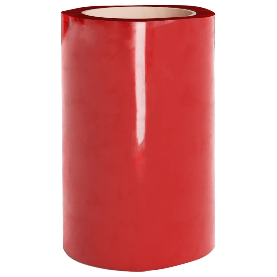 Tira de cortina para puertas PVC rojo 300x2,6 mm 10