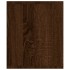 Estantería/mueble TV contrachapada marrón roble 36x30x143