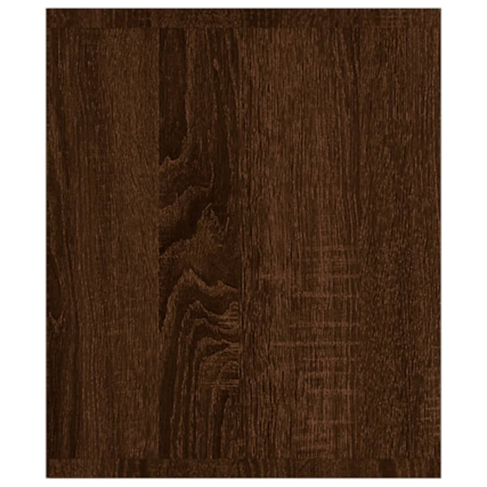 Estantería/mueble TV contrachapada marrón roble 36x30x143