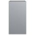 Jardinera de acero galvanizado plateado 42x38x75