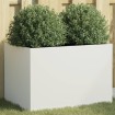 Jardinera acero blanco 62x40x39 cm