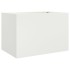 Jardinera acero blanco 62x40x39