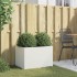 Jardinera acero blanco 62x40x39
