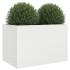 Jardinera acero blanco 62x40x39