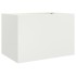 Jardinera acero blanco 62x40x39