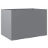 Jardinera de acero galvanizado plateado 62x47x46