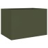 Jardinera acero verde oliva 62x47x46