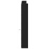 Cabecero de cama con LED negro 220x16,5x103,5