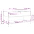 Mesa de centro madera ingeniería metal marrón 100x50x50