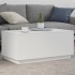 Mesa de centro con luces LED blanco 90x50x40