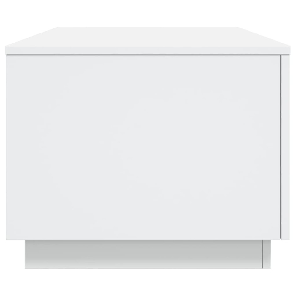 Mesa de centro con luces LED blanco 90x50x40