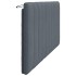 Cabecero de cama acolchado terciopelo gris oscuro 180