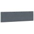 Cabecero de cama acolchado terciopelo gris oscuro 180