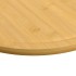 Tablas de cortar 6 uds bambú Ø40x1,5