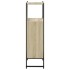 Armario de baño madera ingeniería roble Sonoma 33x33x120,5