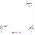 Lona gris antracita 3x3 m 650