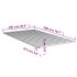 Láminas de somier de cama madera maciza de pino 100x200