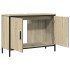 Armario lavabo baño madera ingeniería roble Sonoma 80x30x60