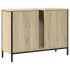 Armario lavabo baño madera ingeniería roble Sonoma 80x30x60
