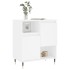 Aparador de madera contrachapada blanco 60x35x70