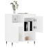 Aparador de madera contrachapada blanco 60x35x70