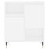 Aparador de madera contrachapada blanco 60x35x70