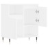 Aparador de madera contrachapada blanco 60x35x70