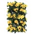 Enrejado expansible hiedra artificial amarillo 5 uds 180x20