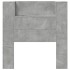 Cabecero de cama con luz LED gris hormigón 100x16,5x103,5